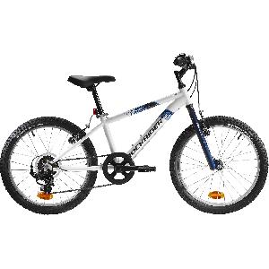 Bekijk leuke cadeautip : Mountainbike kind 20 inch Rockrider ST 120 6-9 jaar blauw